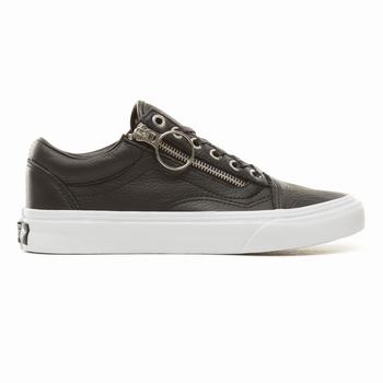 Vans Metal Hardware Old Skool Zip - Naisten Tennarit - Mustat/Valkoinen